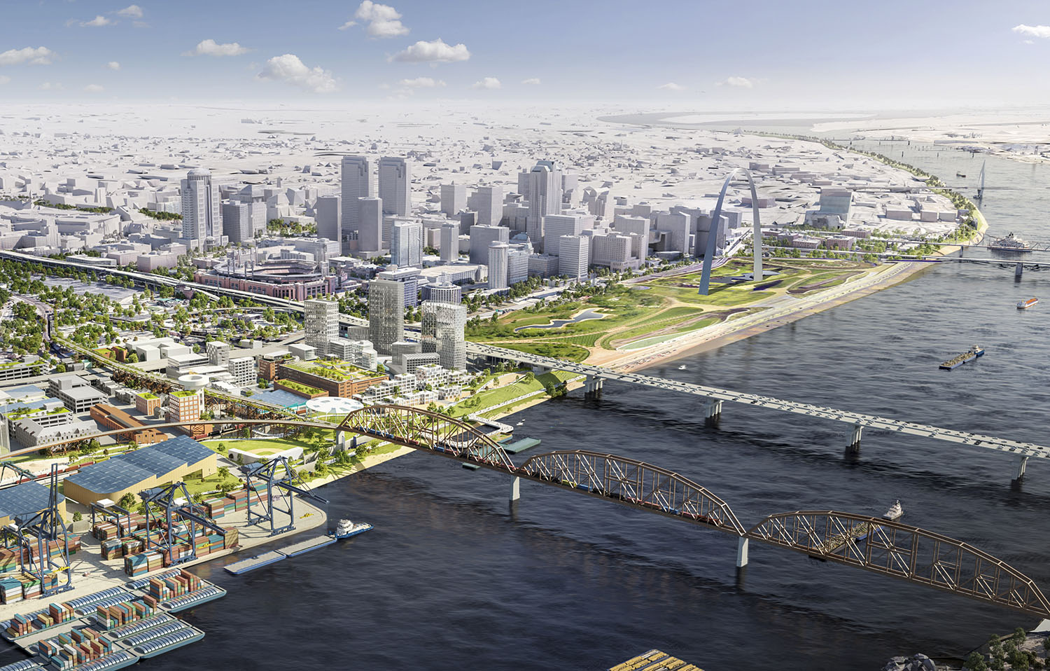 Nice Looking Render of STL Riverfront